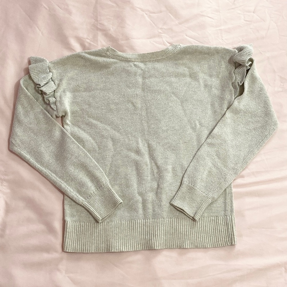 Sparkle Ruffle Sweater - Picture 3 of 4